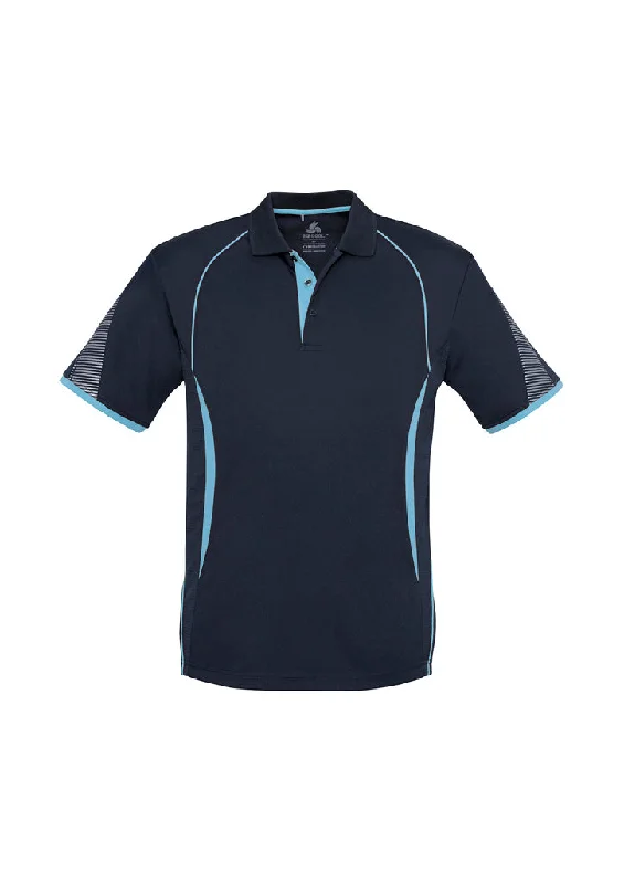 Mens Razor Polo Shirt - Navy/Sky