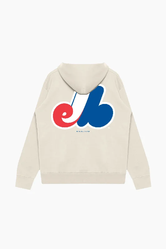 Montréal Expos Heavyweight Hoodie - Ivory