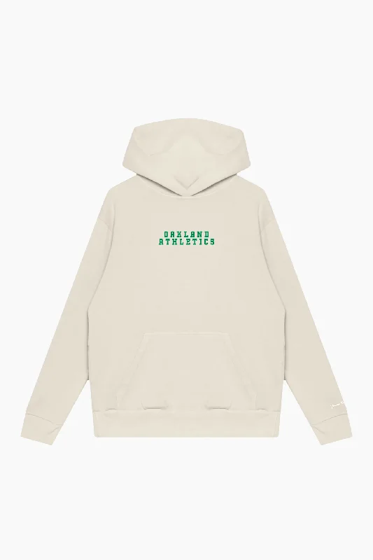 Oakland Athletics Heavyweight Hoodie - Ivory