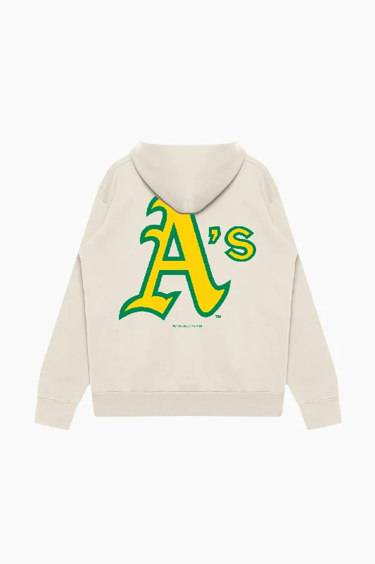 Oakland Athletics Heavyweight Hoodie - Ivory