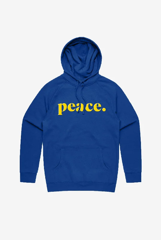 Peace Hoodie - Royal