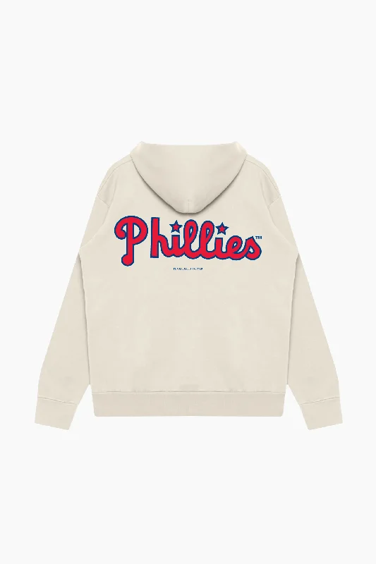 Philadelphia Phillies Heavyweight Hoodie - Ivory