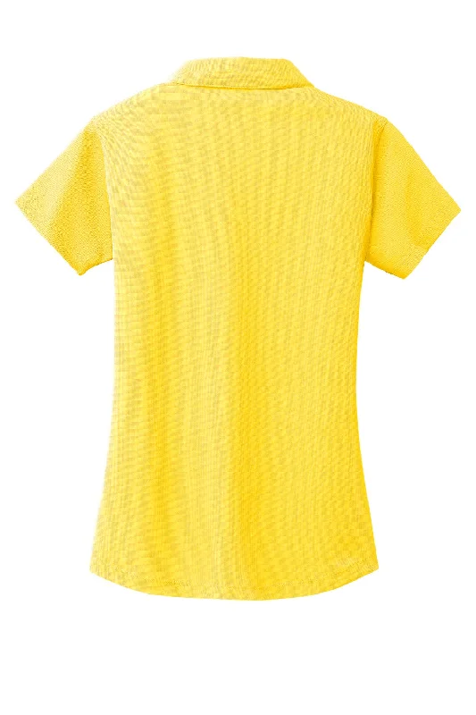 Port Authority Womens Dry Zone Moisture Wicking Short Sleeve Polo Shirt - Yellow