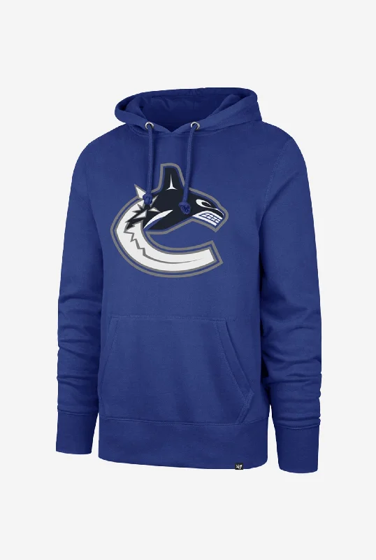 Vancouver Canucks Imprint Headline Hoodie - Royal