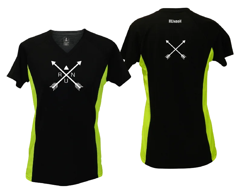 Women's Reflective Short Sleeve Shirt - Crossed Arrows