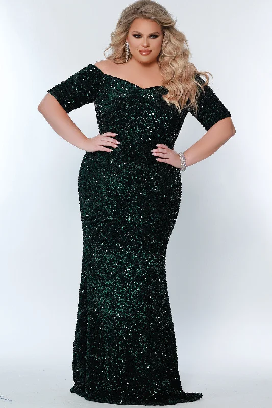 Spark Evening Gown Boat Neckline Classic
