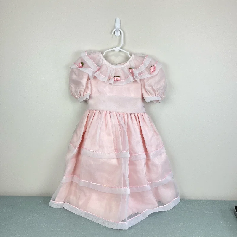 Vintage Sylvia Whyte Pink Party Dress 6 Tunics Recommended stylist