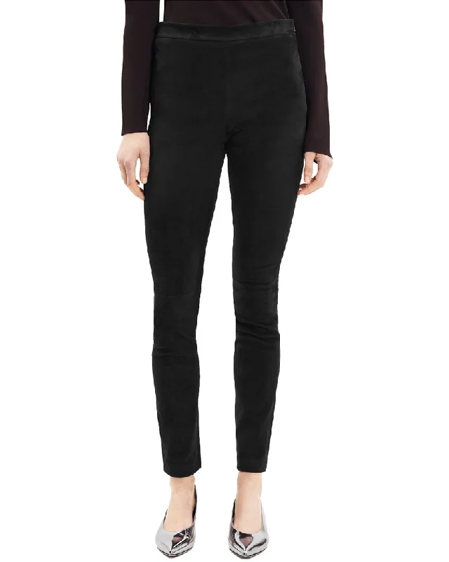 Theory Adbelle Suede Legging Stylish Stretch Print Leggings
