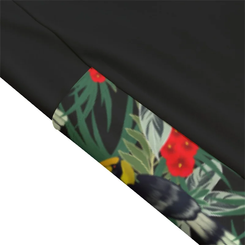 Black / Floral