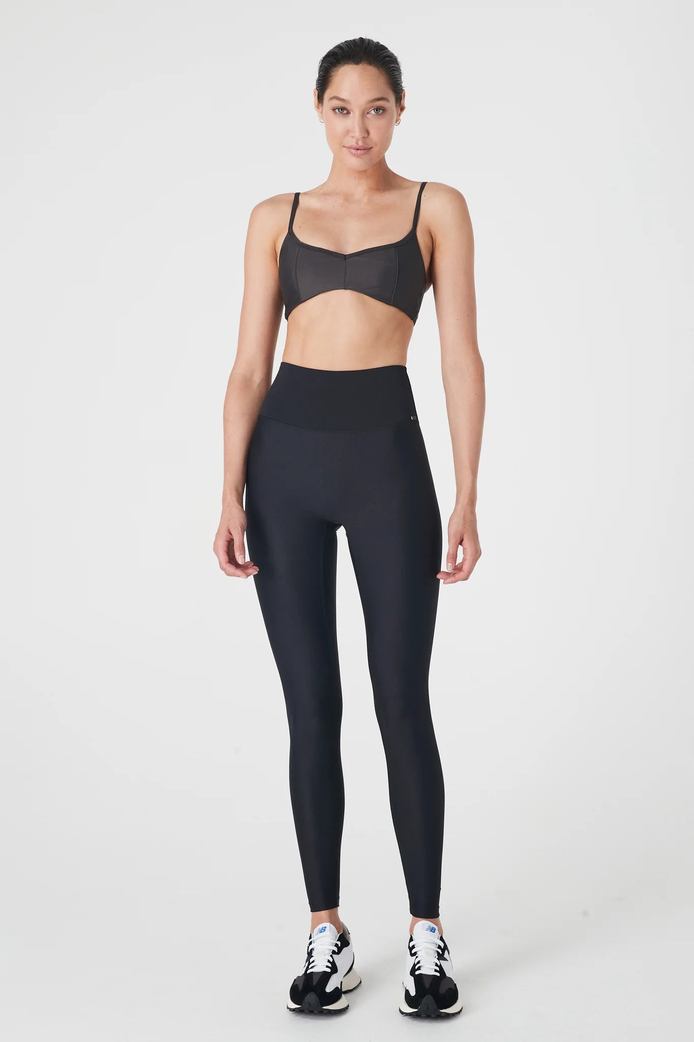 SCULPT SEAMLESS COMPRESSION LEGGINGS - BLACK Trendy Flared Leggings
