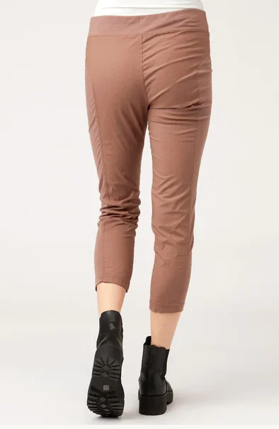 XCVI Wearables - Jetter Crop Legging Fashionable Solid Color Tights
